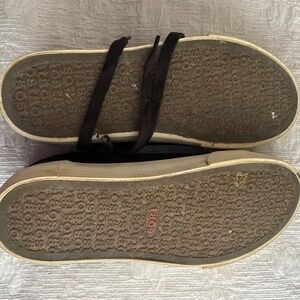 Green sneaker style shoes